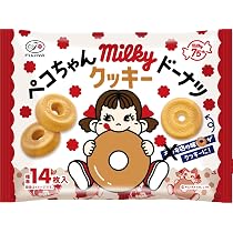 Amazon.co.jp: 不二家 ペコちゃんミルキードーナツクッキー（塩